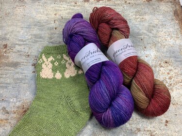 Hasi Socken im Collorwork Muster - Bild 3