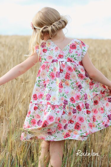 Crossover Dress Beamer Version  Gr. 86 - 164 - Nähen