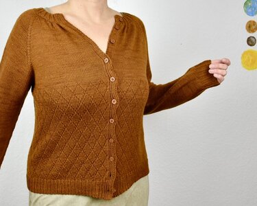 Bernies Theorie Cardigan, Strickjacke mit zwei Mustervariationen - Bild 5