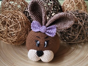 Sprachgesteuerte KI umhäkeln "Trio" (Hase, Huhn, Schaf)