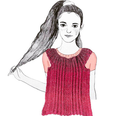 crazy Pullunder oder crazy Long Tunika - farbenfroh für die Kleinen - Häkeln