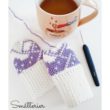 PATTERN: Tinde Baby Mittens ~ crochet virka hekle haken häkeln tejer