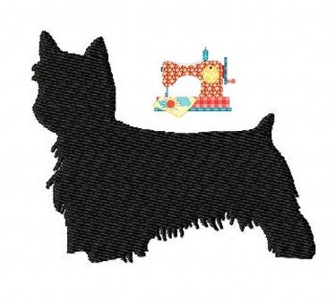 Stickdatei Set Silhouetten Hunderassen, Stickdatei 10x10, Maschinensticken