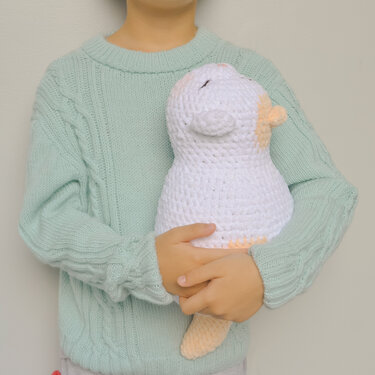 Cat Crochet pattern:  Marshmallow Kittie