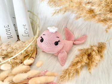 Wal Malu- Häkelanleitung Amigurumi/ Kuscheltier von Wolldiamant - Bild 4
