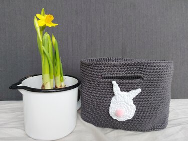 Osterkörbchen  Osternest  Körbchen  Tasche  Utensilo - Häkeln