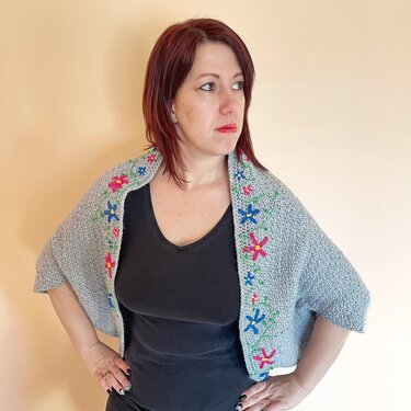 Insil Shrug - Crochet