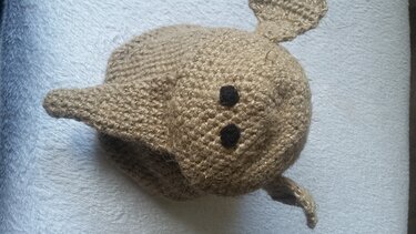 Korb mit Elefantenkopf - Häkeln