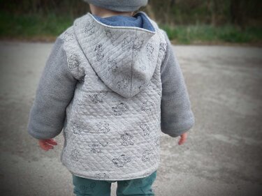 Babyjacke Zuckermäuschen Gr. 62 - 104 inkl. A0 Outdoor + dünne Stoffe - Bild 2