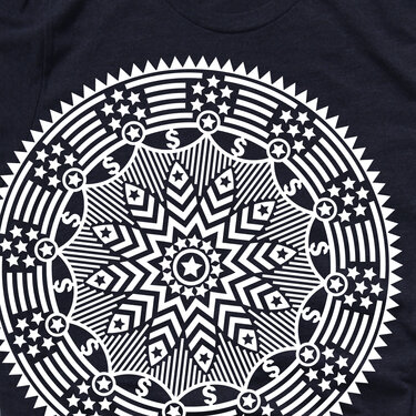 4th of July mandala cutting file. Independence day decorations.USA flag art - Crafts