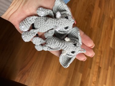 PDF Häkelanleitung kleiner Elefant Anton, Schlüsselanhänger, Taschenbaumler - Bild 5