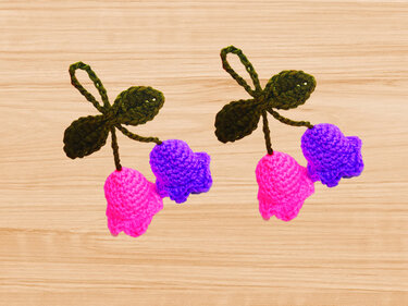 A Crochet lily of the vally