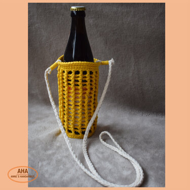 Beerta - gehäkelter Bierflaschenhalter • Accessoire • Drink to go - Häkeln