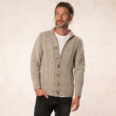 Strickanleitung Herrenjacke "Trachtenwolle" 764048 - Bild 2