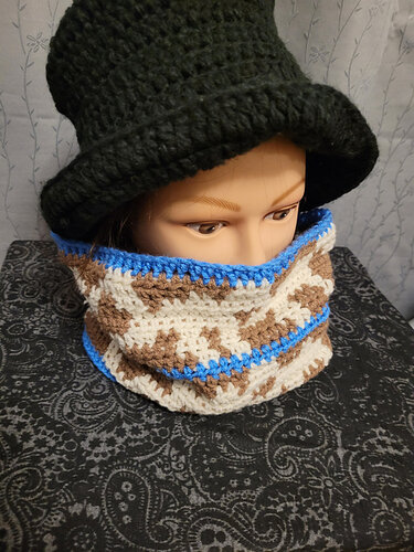 Country Cow Cowl - Crochet