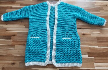 Seelenwärmer mit Taschen im 3D-Muster - Bild 7