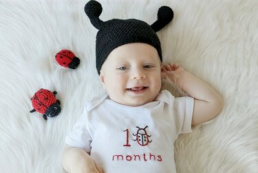 Crochet ladybug amigurumi pattern, ladybug keychain easy crochet pattern