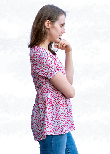 Marie Boho Tunic/Dress – Loose Fit with Sleeves EU 34–50 / US 4–20 - Sewing