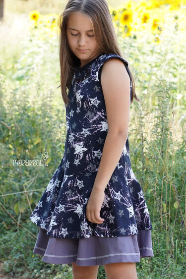 Volantkleid Kymavi 74-164 Schnittmuster mit Beamerdatei - Bild 20