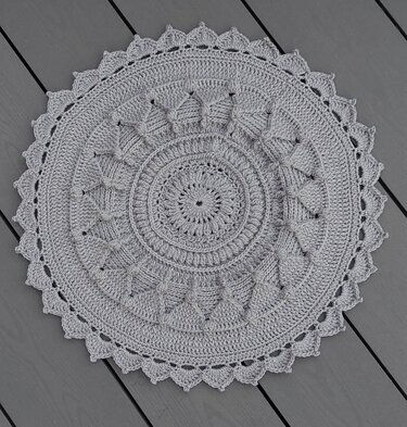 Häkelanleitung Kissen/ Kissenbezug Sunflower - rund und eckig - 2er Set