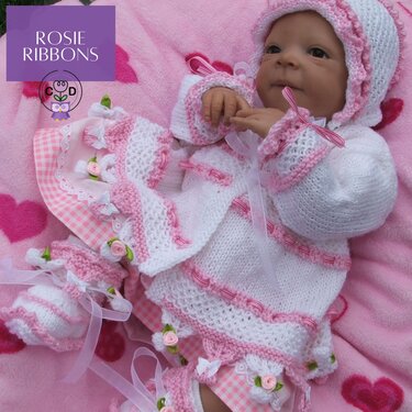 Rosie Ribbons Baby Knitting Pattern