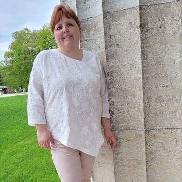 Ayana Curvy Asymmetrische Bluse von 32 - 54 - Bild 11