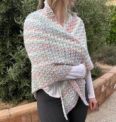 Field of Puffs Crochet Shawl Pattern