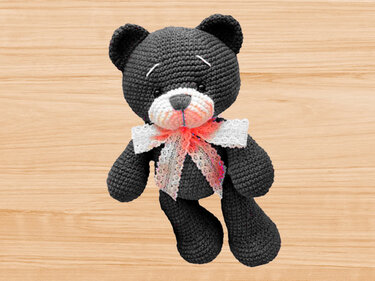 A Crochet Pattern Bear Toy