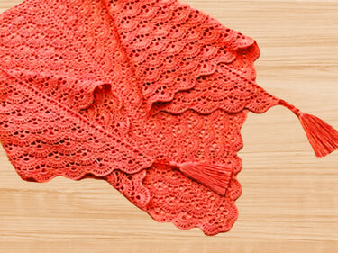 A Crochet Triangle Shawl PDF pattern