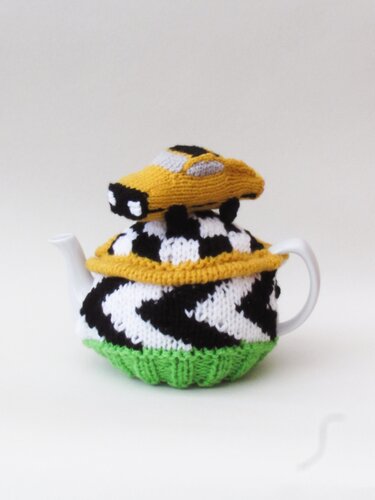 TeaCosyFolk's Lancia Montecarlo Tea Cosy Knitting Pattern