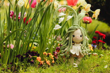 Lily of the valley - flower fairy - crochet pattern - Image 5