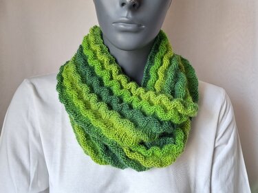 Strickanleitung Loop, Schal, Rundschal für Anfänger   #318 - Bild 18