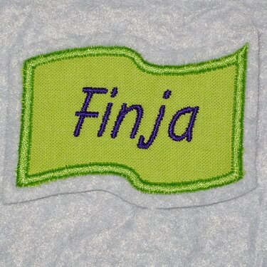 Stickdatei - Rahmen Flagge Stickdatei - Sticken