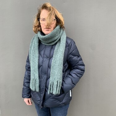 Strickanleitung Alpaka Schal Laura - Bild 5