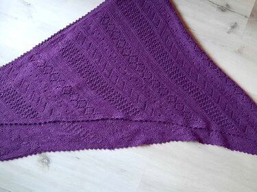 Strickkurs Lektion 5: Dreieckiges Lace-Tuch - Bild 9