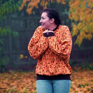 XXL Oversized Shirt nähen für Damen warm Winter Pullover