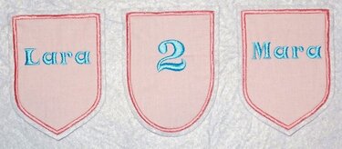 Stickdatei - Wimpel Rahmen Stickdatei - Sticken