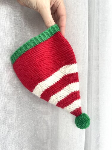 Elf Hat Knitting Pattern x 7 sizes Preemie to XL - Image 5