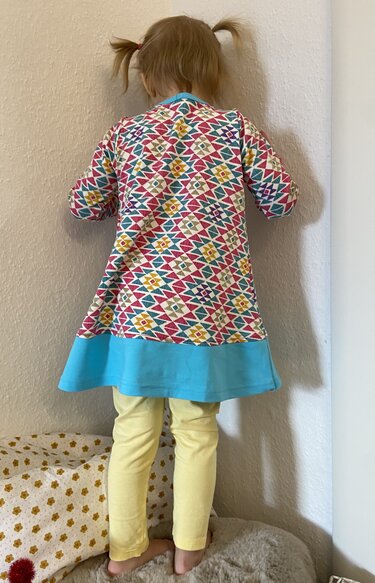 Schnittmuster Nähanleitung Ebook Jerseykleid Mädchen - Bild 5