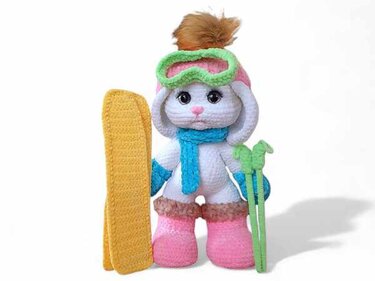 Häkelanleitung Skihase  Baby Susi