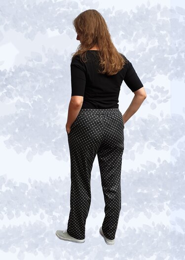 Mira -  jersey pants with elastic waistband and pockets - Joggers Pattern - Sewing