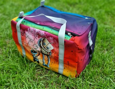 Nähanleitung mit vielen Bildern - EasyPeasy Sporttasche mit Wendeöffnung - Bild 8
