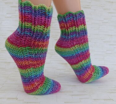 EasySoks19 Häkelanleitung für schöne Socken leicht & schnell gehäkelt - Bild 7