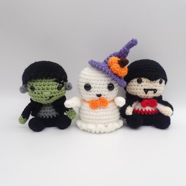 Halloween Amis Buddies- Amigurumi Crochet Pattern