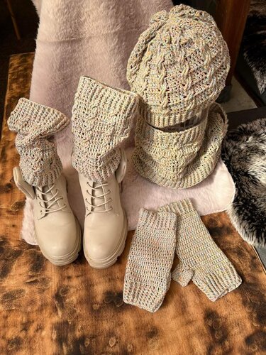 Häkelanleitung Winterset Lillian