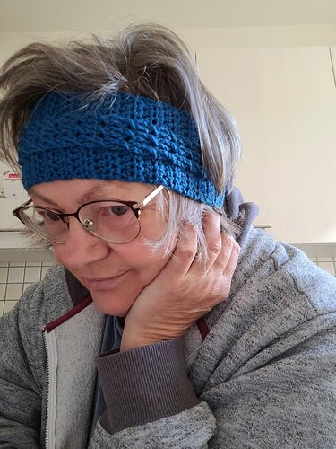 Zopfstirnband im Hexenmuster - Bild 3