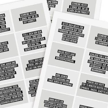 Adventskalender ACHTSAMKEIT Adventskalender zum Ausdrucken digitale Datei D - Basteln