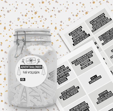 Adventskalender für KOLLEGEN Adventskalender zum Ausdrucken digitale Datei - Basteln