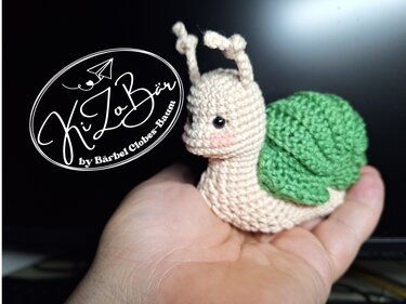 Finchen - Häkel-Anleitung für eine süße Amigurumi-Schnecke - Häkeln