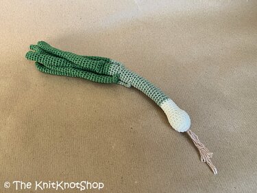 Crochet Pattern Vegetable Spring Onion